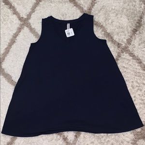 NWT Navy Zenana Premium Tank Top